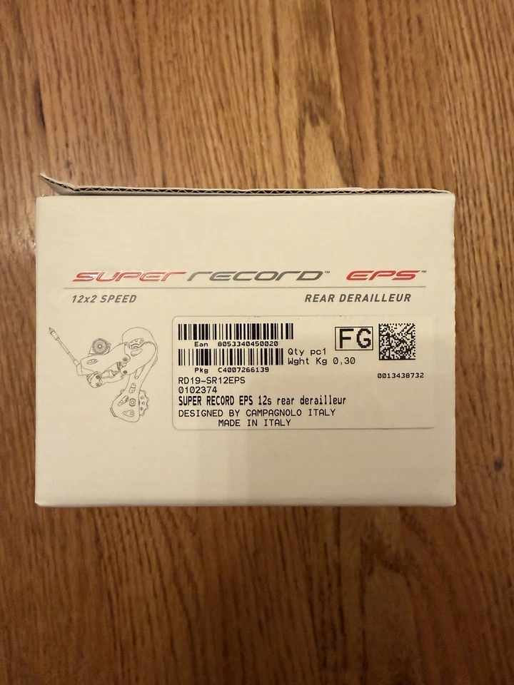 CAMPAGNOLO SUPER RECORD EPS 12S DESVIADOR TRASEIRO, 12 VELOCIDADES, CARBONO - Imagem 3 de 4