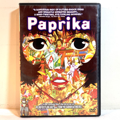 PAPRIKA (2006) DVD Japanese Animation Anime Drama Fantasy Sci-Fi Thriller