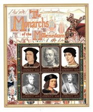 Dominica 2000 - Monarchs Of The Millennium - Sheet of 6 Stamps -Scott #223 - MNH