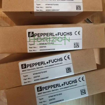 1x PEPPERL+FUCHS KFA6-SOT2-Ex2 SWITCH AMPLIFIER P/N: 233753