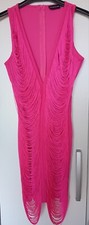 Pretty Little Thing Pink Tazzle Dress Size 10
