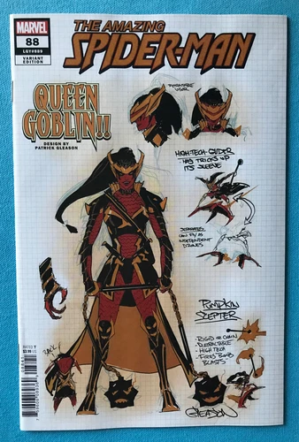 Amazing Spider-Man # 88 (2022) 1:10 Gleason Variant 1st APP QUEEN GOBLIN