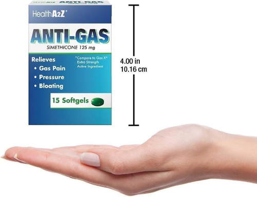 Simethicone 125Mg for Gas Relief (15 Counts, Pack of 3) - Picture 7 of 12