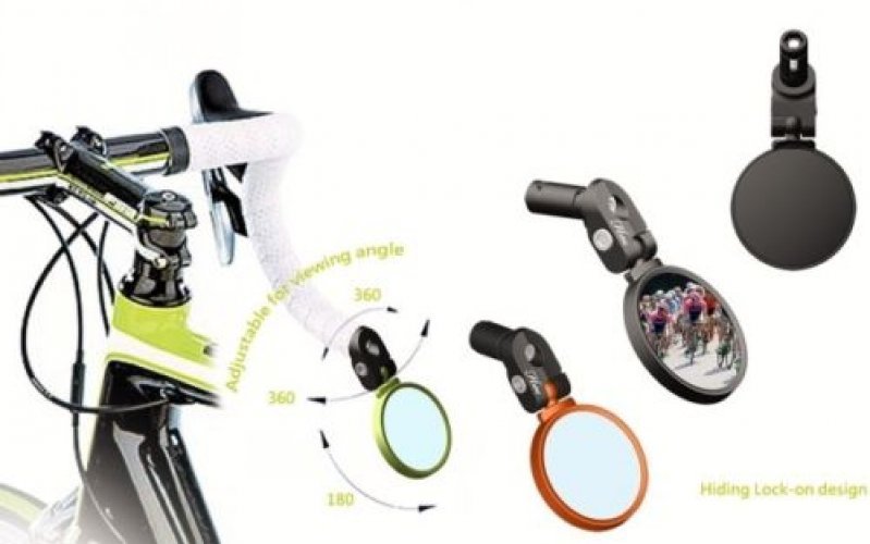 Hafny Specchietto Per Bici Manubrio, HD, Resistente All - Foto 4