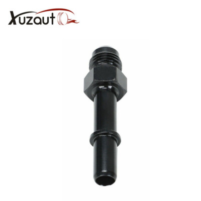 6AN AN6 EFI Fuel Adapter Fitting to 5/16'' Male GM Quick Connect LS Black