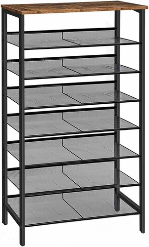 8-Tier Shoe Rack Large Capacity Shoe Shelf Shoe Storage Organizer Space Saver - Picture 13 of 16