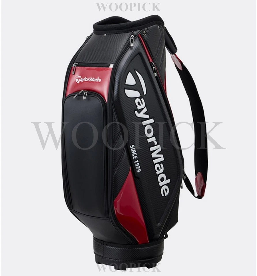Bolso Caddie Carro TaylorMade 2024 PRIME 9.5" 5Way Max 47" Club PU PE Nuevo -Rojo Foto 3 de 4