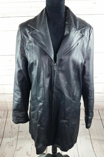 Marc Mattis Womens Leather Jacket Coat 