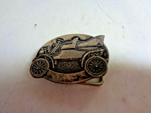 Vintage 1978 Ford Dealer Belt Buckle Commemorating Fords 75th Anniversary - Imagen 2 de 4