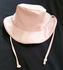 Chabre Pink Lined Brimmed Worsted Wool Hat - Size 12 Months