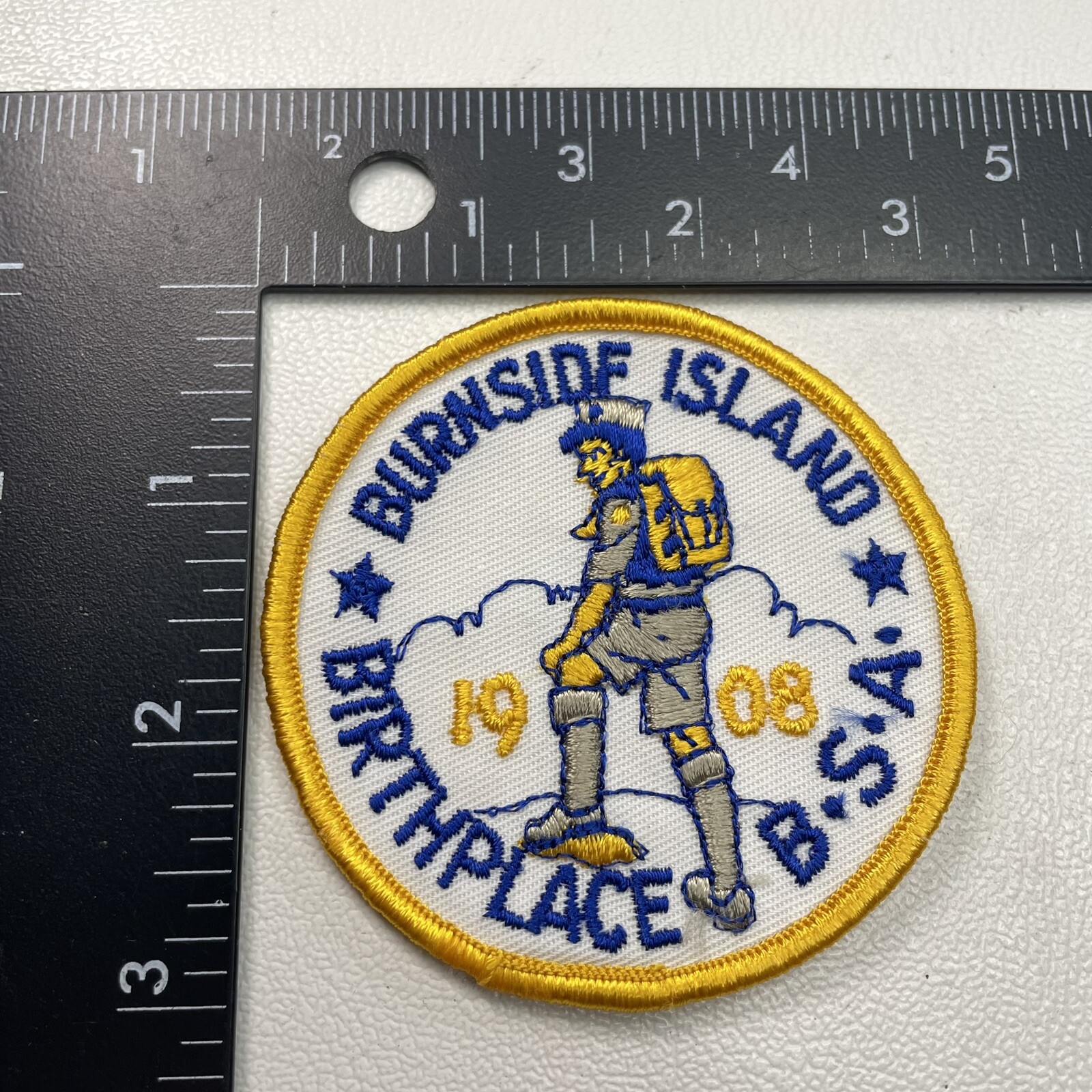 1908 BURNSIDE ISLAND BIRTHPLACE BSA Boy Scouts Patch 97U9 eBay