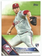 Jerad Eickhoff Philadelphia Phillies 2016 Topps Rookie Card