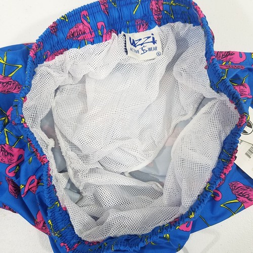 Uzzi Amphibious Gear Mesh Lined Flamingo Swim Shorts Men's Size XL - Picture 3 of 7