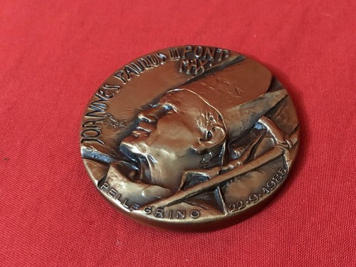 MEDAGLIA PAPA PAOLO GIOVANNI PAOLO II PONT MAX MEDAGLIA PREMIO MEDAGLIONE GENOVA VATICANO - Foto 6 di 10