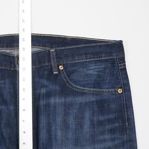 Levi Strauss 505 Reg Fit Straight Leg Jeans Dark Wash Denim Herren 40x32 - Bild 7 von 10