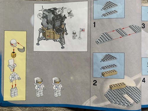 Retired LEGO Classic Space 10029 Lunar Lander Discovery NASA Apollo 11 Moon - Picture 9 of 15