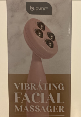 b pure vibrating facial massager B PURE VIBRATING FACIAL MASSAGER WITH JADE FACIAL BATTERY OPERATED BEATY  SKIN
