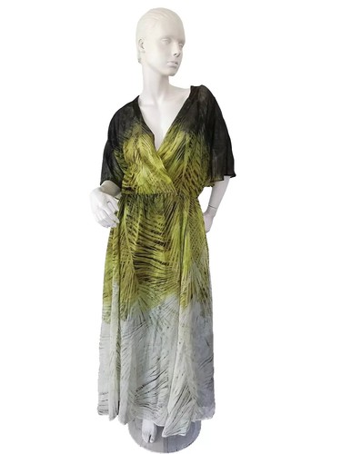 MARINA RINALDI π COTTON-SLK Dress PLUS size 29-US 20W_ IT58_ DE50_GB24_ FR54 - Picture 14 of 24
