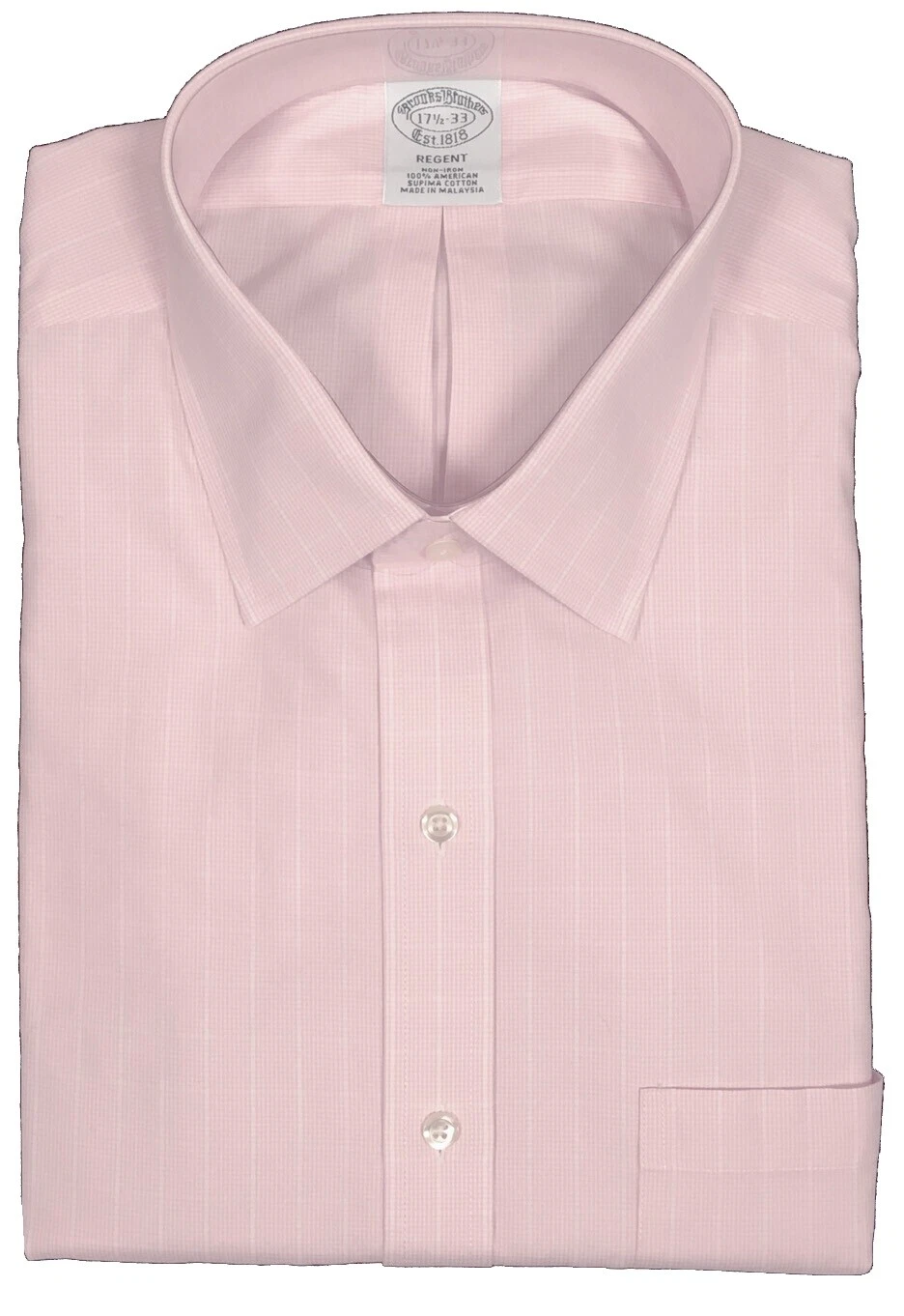 Camisas de vestir para hombre Brooks Brothers a cuadros 100 % algodón