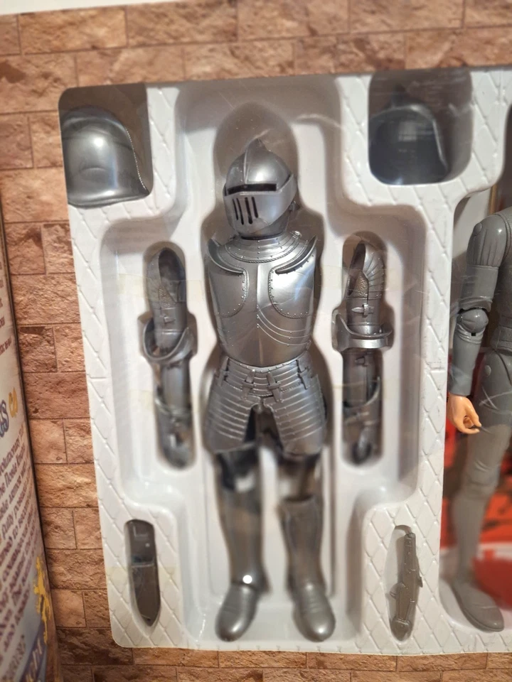 MARX TOYS CABALLERO PLATEADO REPRODUCCIÓN SIR STUART - LOS LEGENDARIOS CABALLEROS NOBLES - 2000 Foto 4 de 4