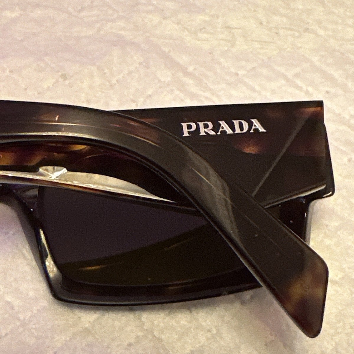NEW PRADA SPR 27Z-F 19J-09Z BROWN AUTHENTIC SUNGLASSES 55-19 NEW PRADA SPR 27Z-F 19J-09Z BROWN AUTHENTIC SUNGLASSES 55-19