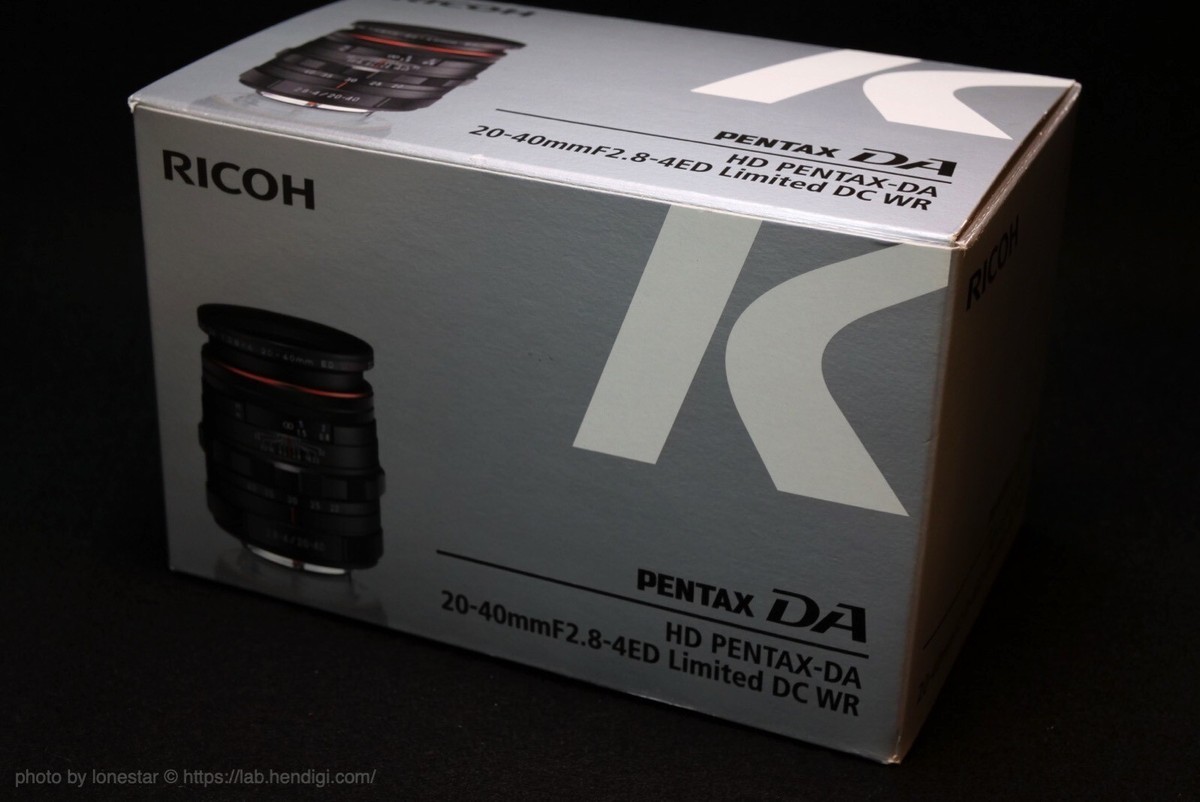 PENTAX HD PENTAX-DA 20-40mm Standard Zoom Lens F2.8-4ED