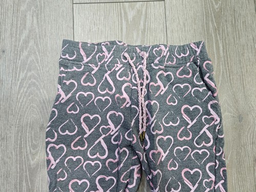 Epic Threads Super Cute Gray/Pink Hearts Joggers Sweats size 7/8 - Picture 2 of 6
