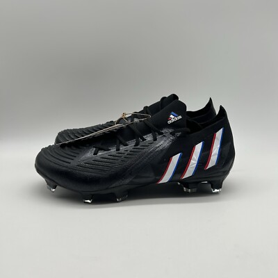 Adidas Predator Edge.1 Low FG Soccer Cleats Black USA GV7391 Men