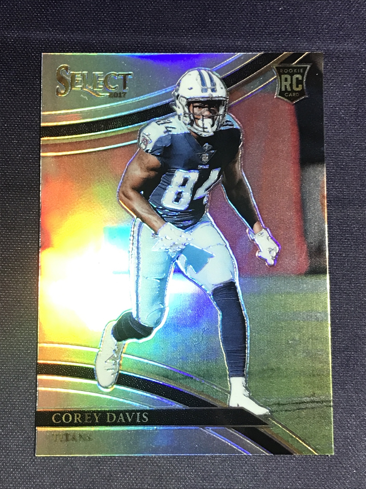 COREY DAVIS RC 2017 SELECT FIELD LEVEL #265 SILVER PRIZM TITANS ROOKIE SP