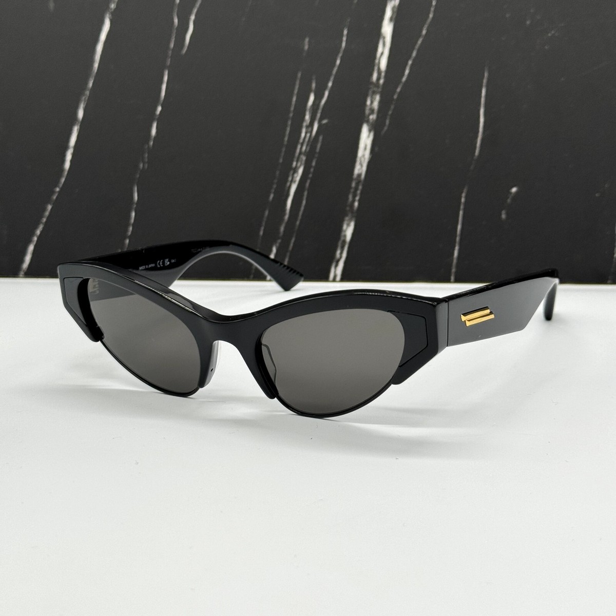 NEW BV1102S 001 BOTTEGA VENETA WOMEN SUNGLASSES BOTTEGA VENETA BLACK EYEWEAR Bottega Veneta NEW BOTTEGA VENETA BV1102S 001 CAT EYE WOMEN  main image 2