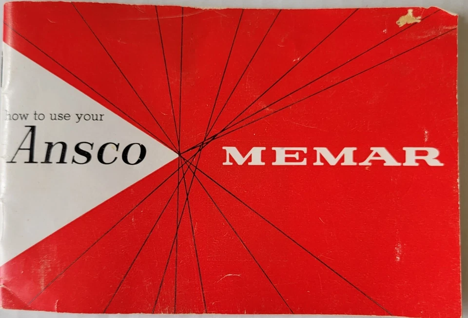 Ansco MEMAR Instruction Manual Original How To Use Your Ansco Memar Vintage - Image 2 of 4