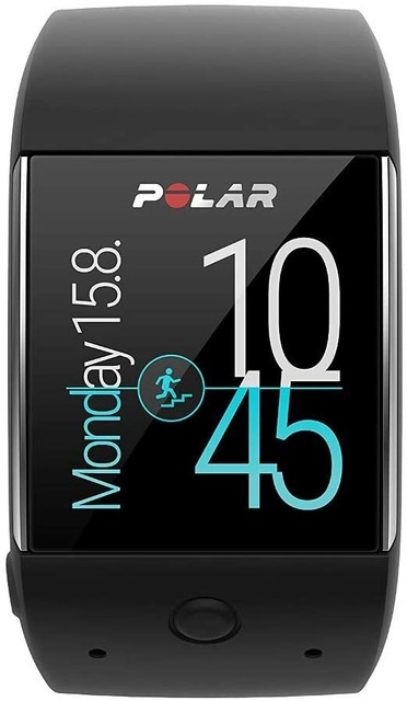 Polar M600 33mm Edelstahl Gehäuse in Klassisches Lederarmband Schwarz  online kaufen | eBay