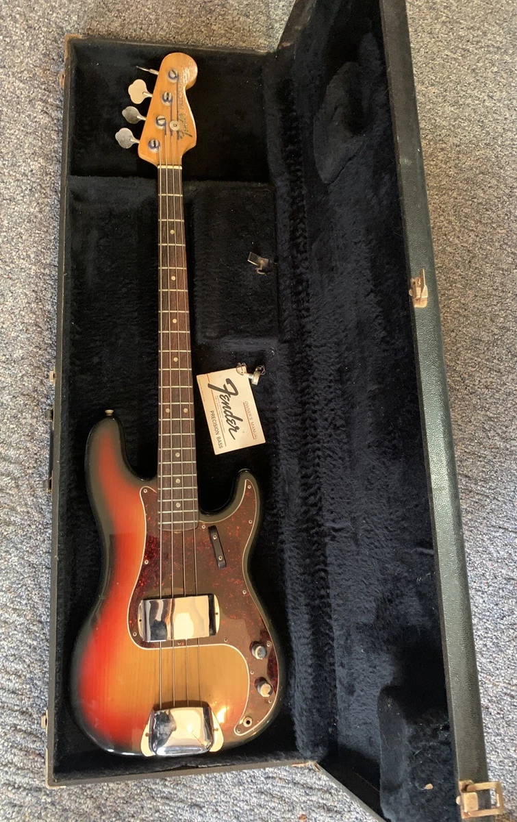 1967 Fender Precision Bass Sbrst VGC eBay
