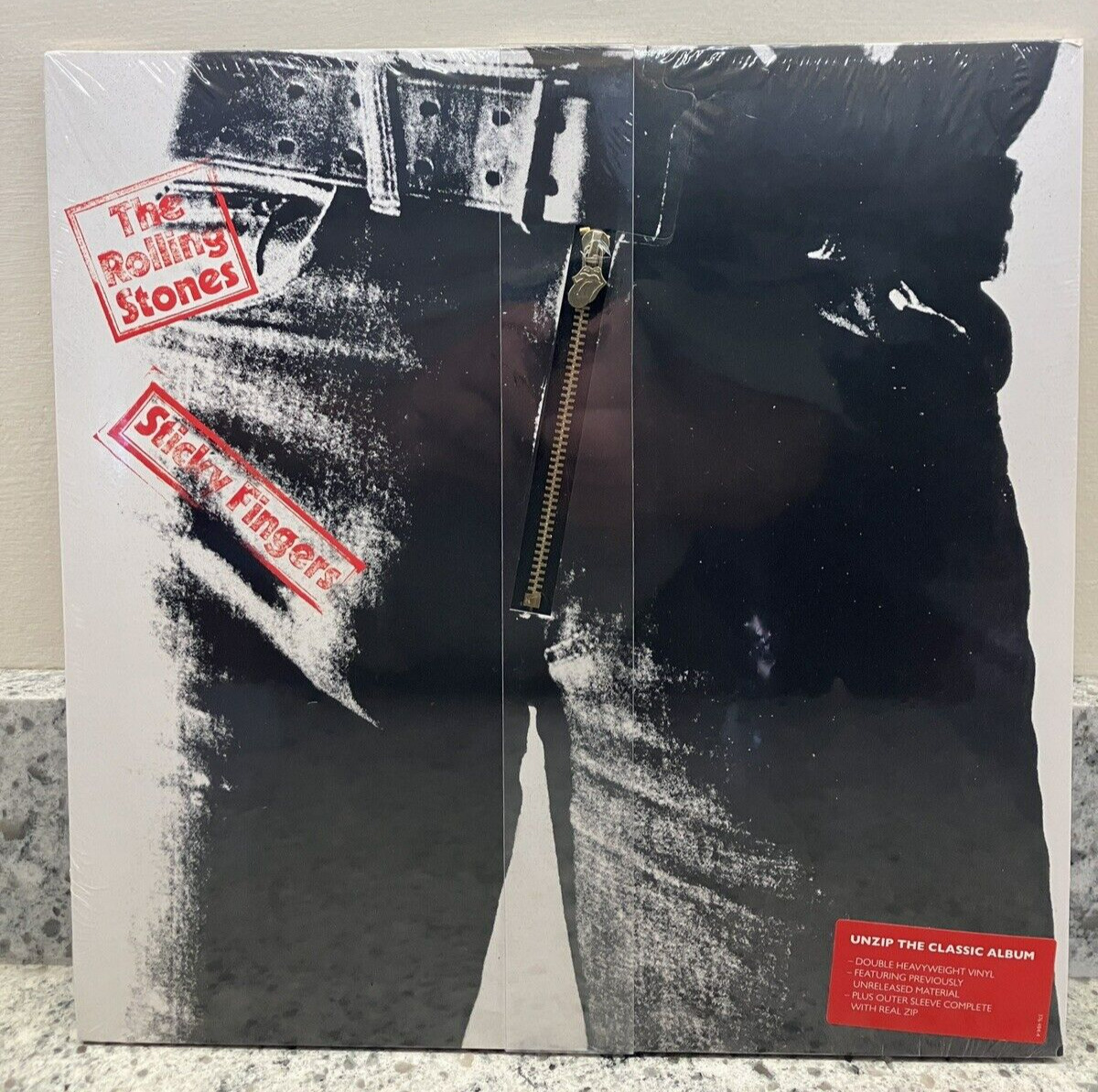 The Rolling Stones: Sticky Fingers (Zip Cover) Vinyl 2 LP (Original + Bonus LP)