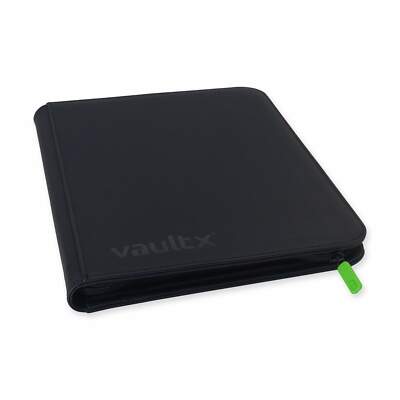 Vault X 9 Pocket eXo-Tec Zip Binder Signature Black | eBay
