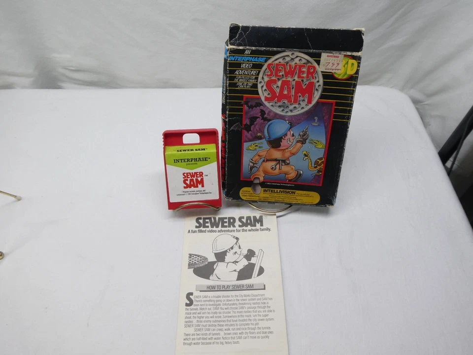 Sewer Sam (Intellivision, 1984) Complete Tested and working - Image 2 of 4