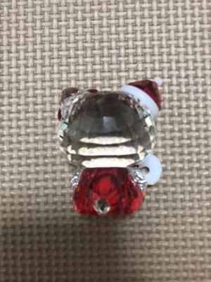 ☆ SWAROVSKI × Hello Kitty Santa ☆Hello Kitty in a cute Santa
