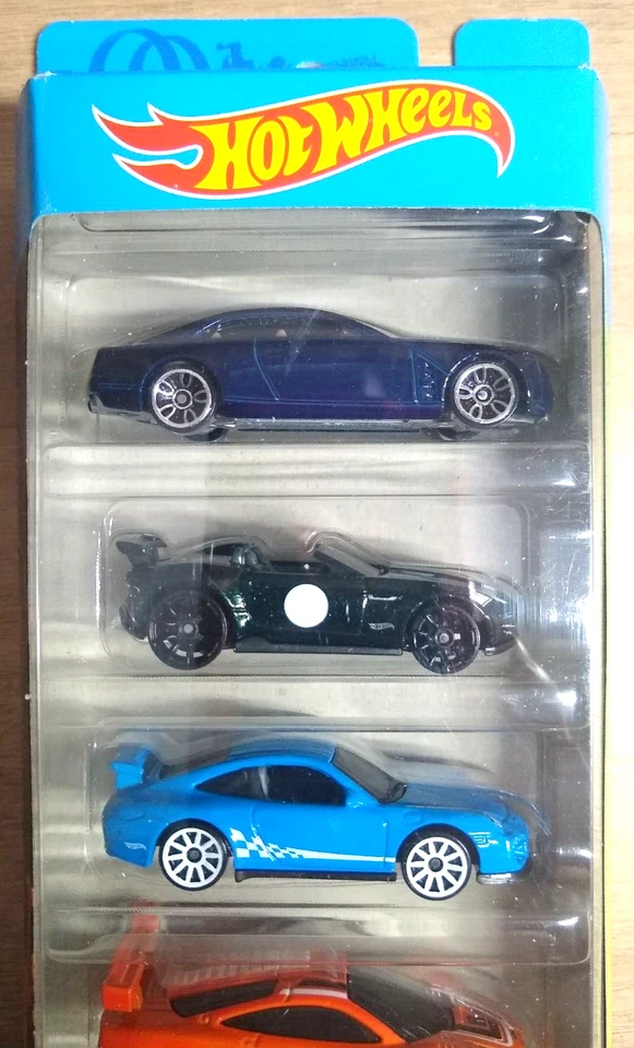 Paquete de 5 Hot Wheels Exotics GHP50 (Porsche Jag McLaren Aston Cadillac) Nuevo en caja Foto 2 de 4