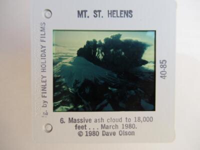 Volcano, Mt St Helens Eruption 1980 35mm Dia Clear Focus siehe Details