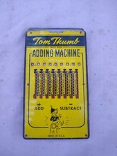  Vintage 1950s Tom Thumb Adding Machine