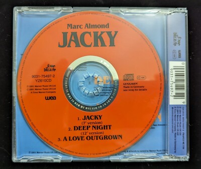 Marc Almond- Jacky- CDS- Ex-Soft Cell! Classic Synth-Pop! | eBay