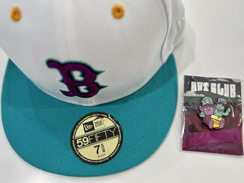 7 3/4 🔥 New Era White/Teal🔥Boston Red Sox🔥1999 MLB All-Star Game - WITH PIN - Image 2 of 4