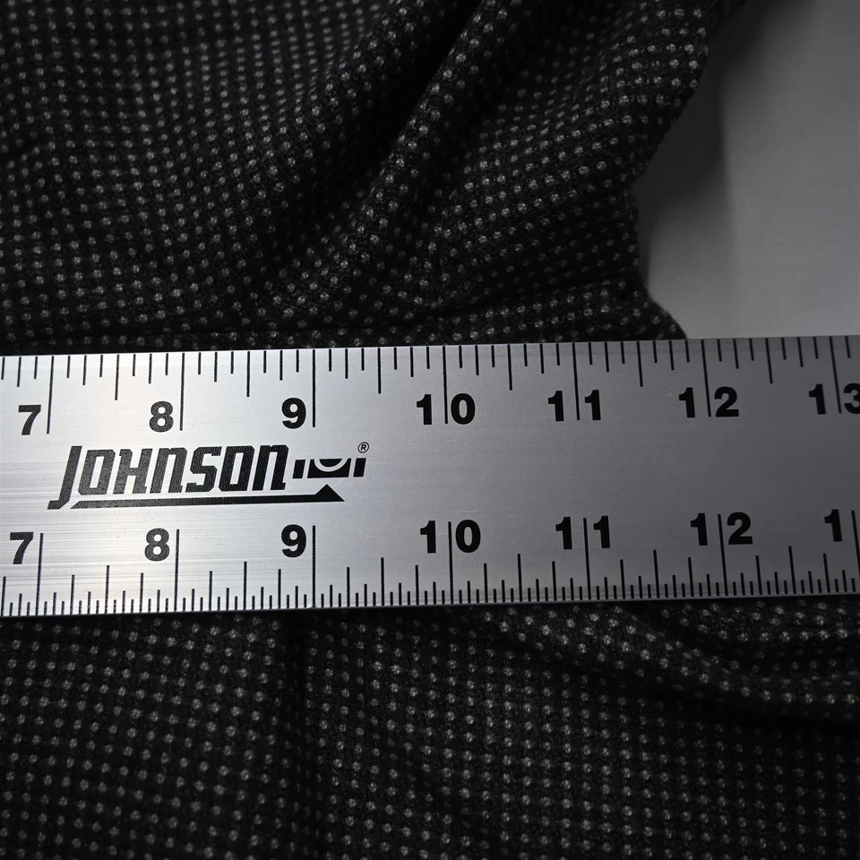 Pantalones de vestir rectos para mujer Banana Republic 8 grises con puntos de franela sexy Foto 3 de 4