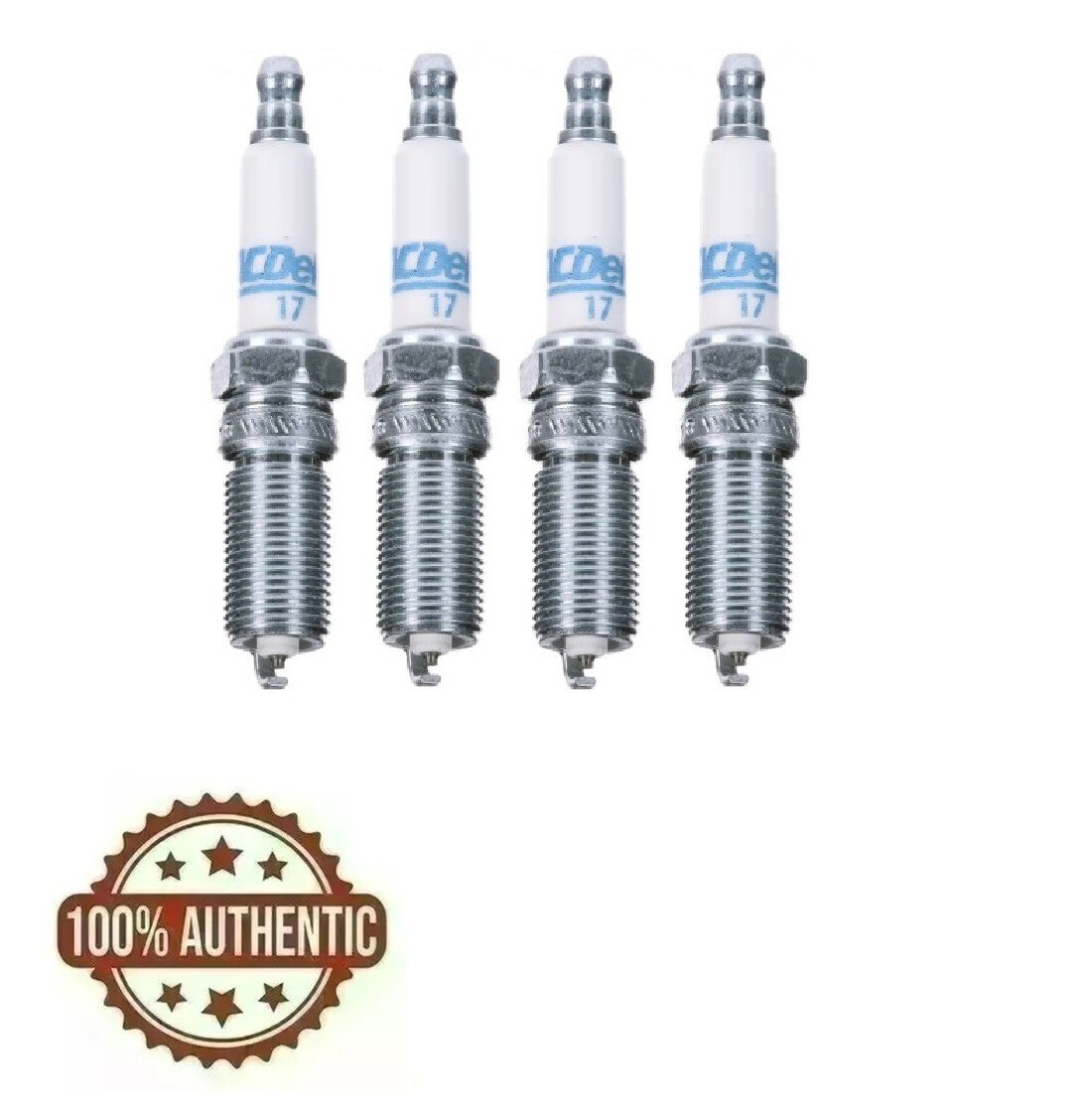 Genuine GM ACDelco RAPIDFIRE Platinum Spark Plugs #17 Set Of 4