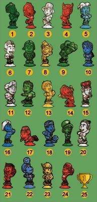 STIKEEZ 2016 - 1 TO 25 Choose Character - LIDL Euro Cup Footballers