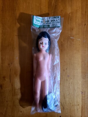 Vintage Dexter's 7-1/2'' Dress Me Doll #18-105 Lee Ward's -Eyes Open & Close -New