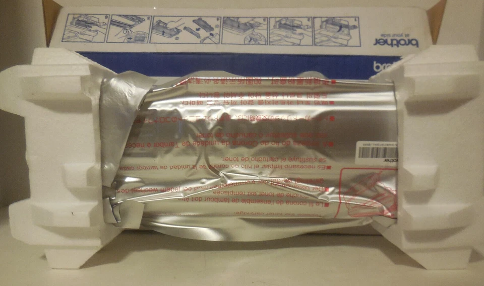 Cartuchos de tóner negros de alto rendimiento originales Brother TN-660 HL-L2300D caja abierta Foto 4 de 4