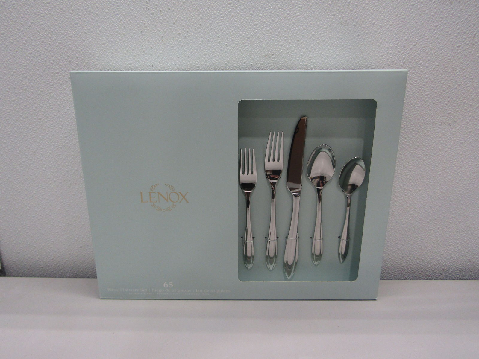 Lenox Sculpt 65 Piece Flatware Set eBay