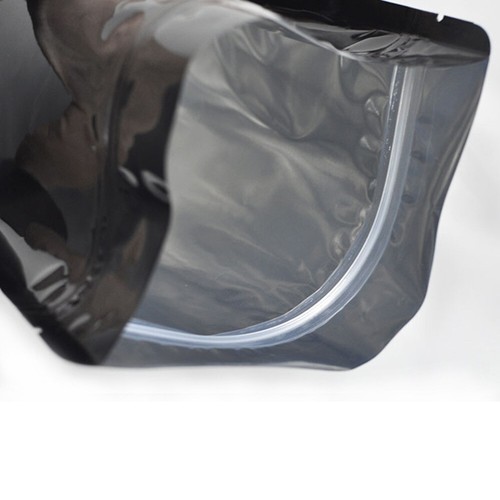 20 bolsas de almacenamiento de alimentos de 1,25 lb de papel de Mylar de aluminio negro de alta resistencia - Imagen 5 de 6