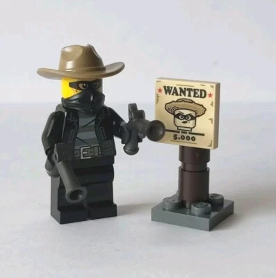 LEGO - Kopfgeldjäger, Cowboy, Western, Bandit - Figur aus LEGO®-Teilen, MOC Neu - Bild 1 von 4
